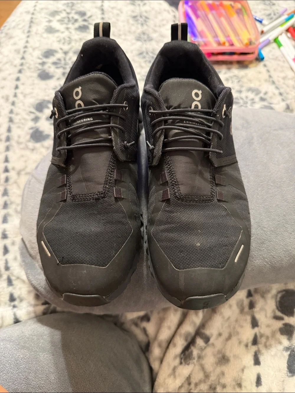On Running Women's Black Cloudtec Athletic Sneakers